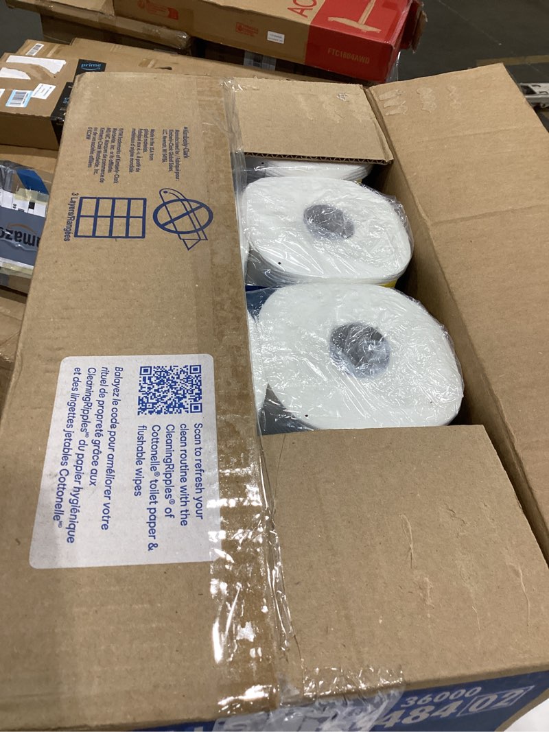 Condition photo showing Good Condition for cottonelle ultra clean toilet paper, 32 family mega rolls=176 regular rolls family mega roll 353 sheets (pack of 32)