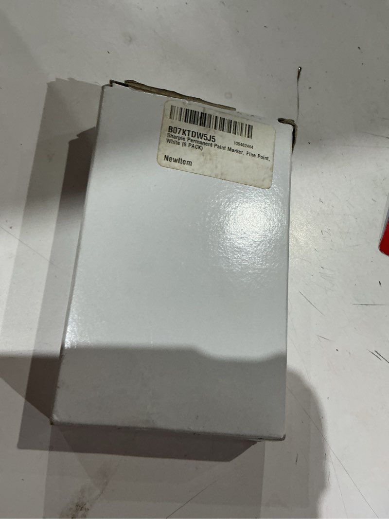 Condition photo showing Good Condition for sharpie permanent paint marker, fine point, white (6 pack)