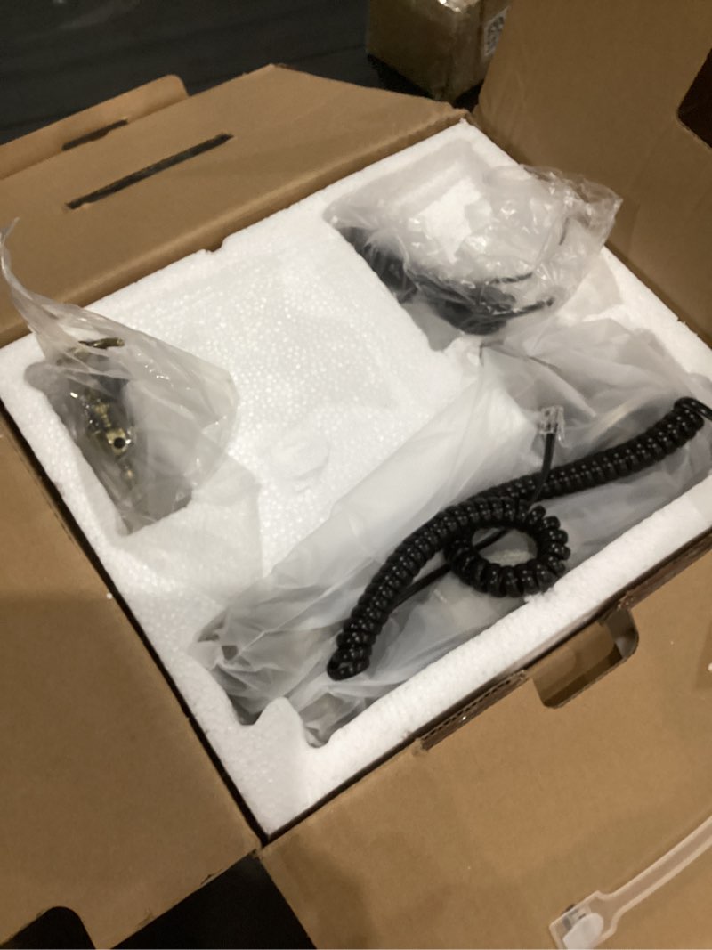 Condition photo showing New/Like New for Dyna-Living Vintage Telephone Antique Phone Rotary Old Fashion Phone Vintage Landline Phone Decor, Ringtone Volume Adjustable Rotary Retro Telephone for Home or Office Use Bronze