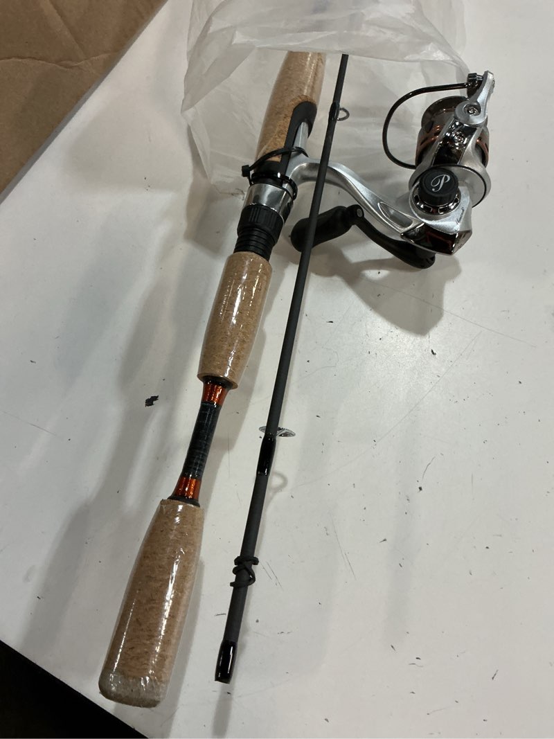 Condition photo showing As Is for pflueger monarch spin combo 5'6" - ultra light