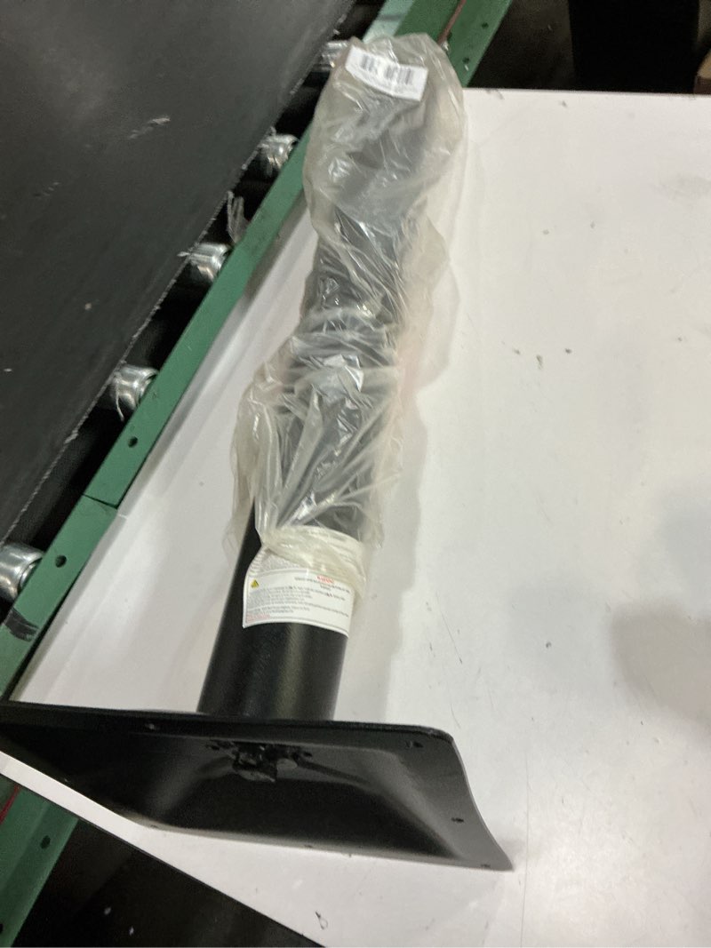 Condition photo showing New/Like New for flash furniture column table stand with welded square plate black