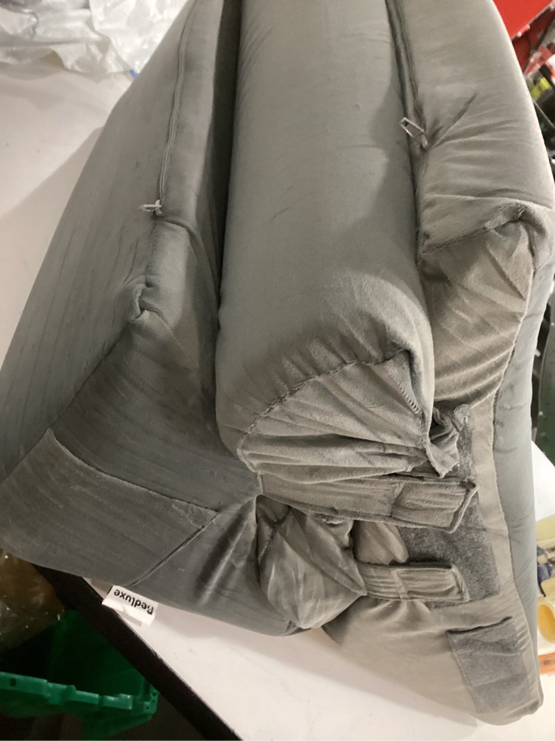 Condition photo showing As Is for 3PCS Wedge Pillow Set for After Surgery, Adjustable 9&12 Inch Bed Wedge Pillow for Sleeping, Incline Pillow Wedge for Headboard, Post Surgery, Acid Reflux, Neck&Back Support, Velvet