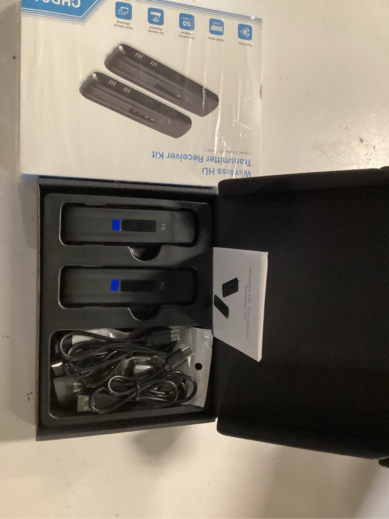 Condition photo showing New/Like New for beyn wireless hdmi transmitter and receiver,2026 upgraded led display,4k decode & 1080p output,plug and play wireless hdmi extender,compatible with pc/laptop/camera/hdtv/projector/tv box black