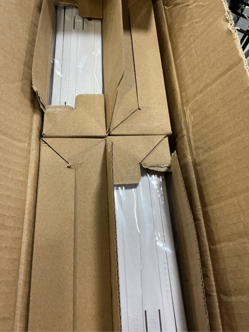Condition photo showing New/Like New for exit sign with adjustable led pipe, exit signs with emergency lights bar combo, compact hardwired exit sign with battery backup?red led emergency exit light for business , 120v/277vac,ul listed,top/side/wall mount (4 pack)