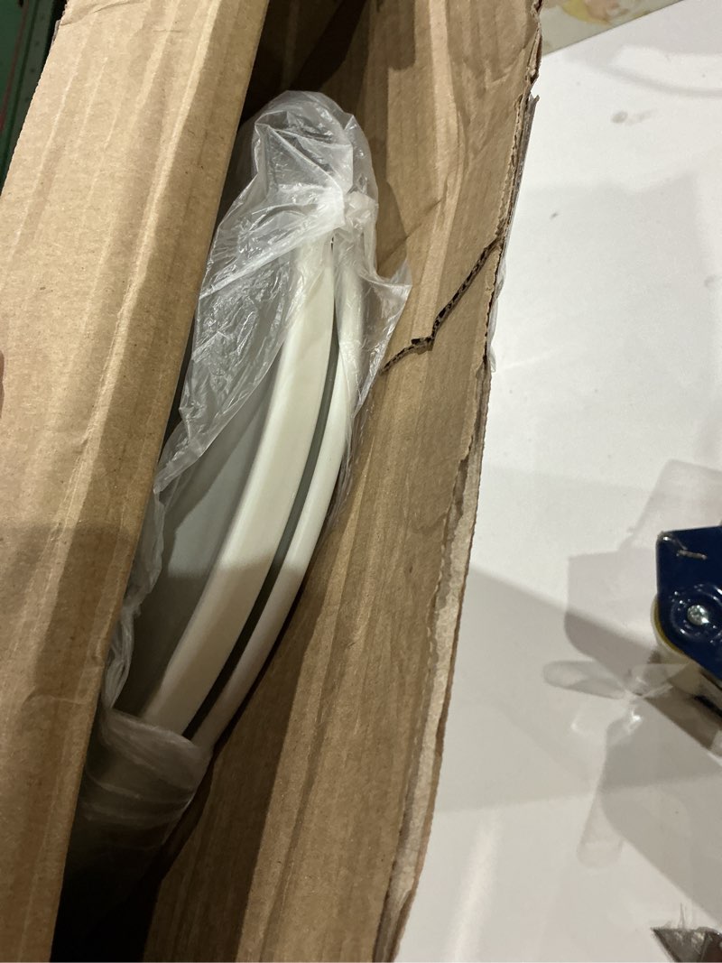 Condition photo showing As Is for bemis 170 durable plastic toilet seat, elongated, white