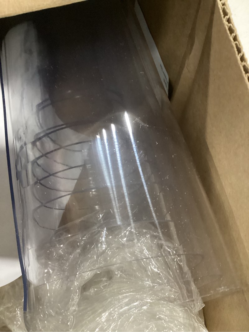 Condition photo showing New/Like New for lovepads clear table cover protector 40 x 96 inch, 1.5mm thick plastic table cover, table protector for dining room table, waterproof vinyl tablecloth table pad mat for kitchen, dresser, writing desk 40" x 96" (rectangular) clear 1.5mm