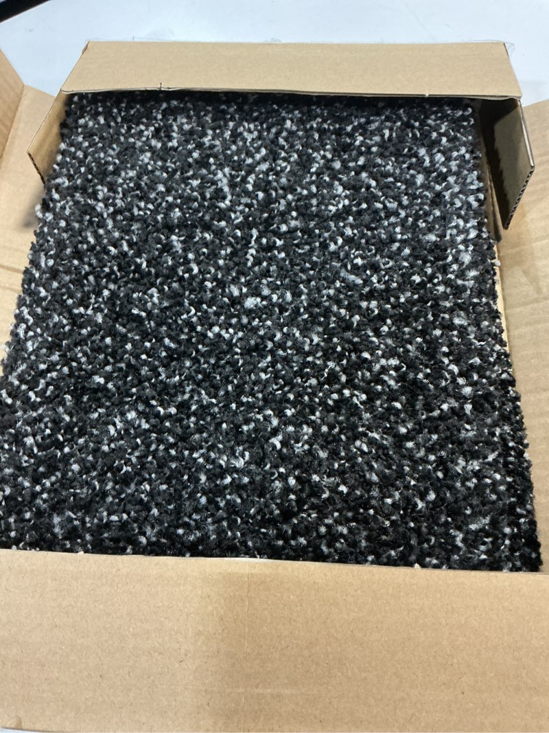 Condition photo showing Good Condition for mibao front door mat, dirt trapper welcome mat for outdoor indoor, non-slip waterproof doormat, durable machine washable low profile entry rug for back door outside patio porch, 36\" x 24\", black 2' x 3' (rectangular) anthracite black