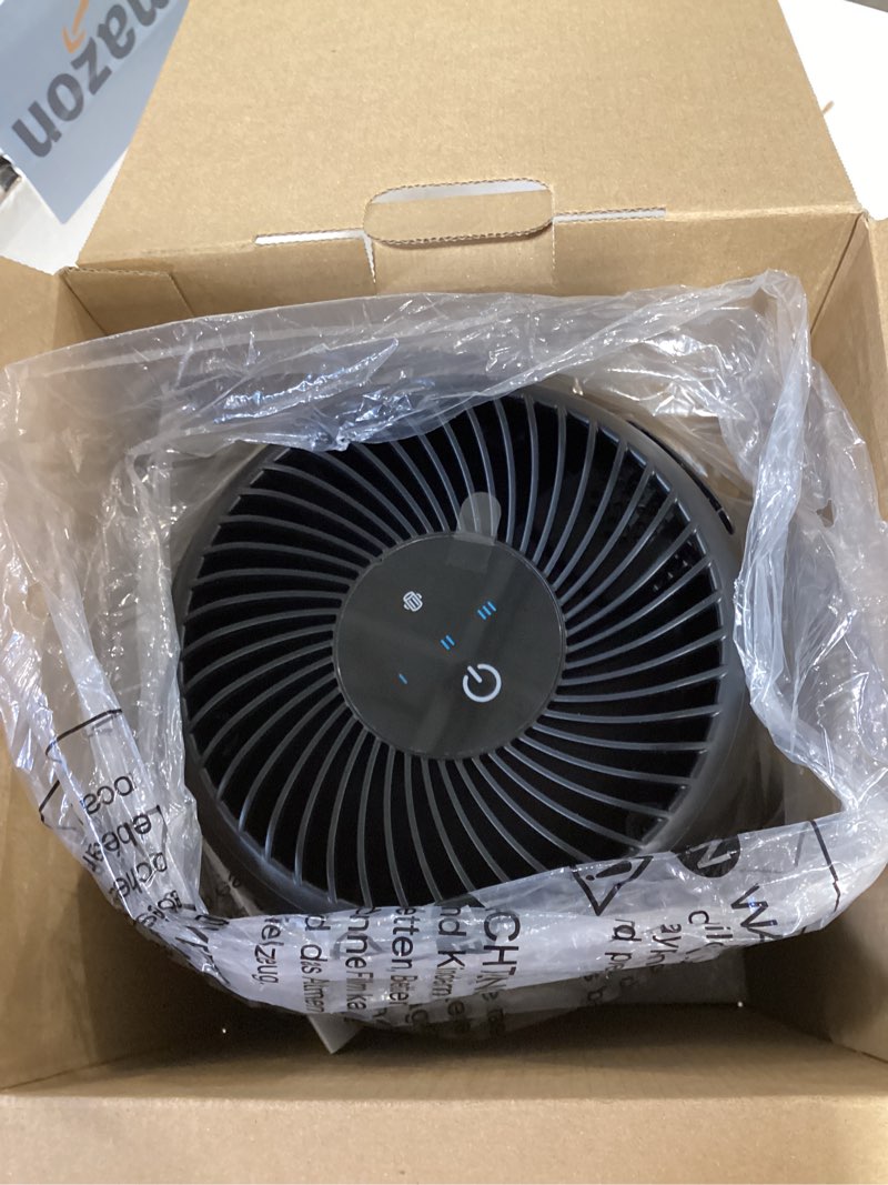 Condition photo showing Good Condition for levoit air purifiers for bedroom home dorm, aham verifide, 3-in-1 filter cleaner with aroma pad, filters smoke, allergens, pet dander, odor, dust, office, desktop, core mini-p, black core mini-p core mini-p black