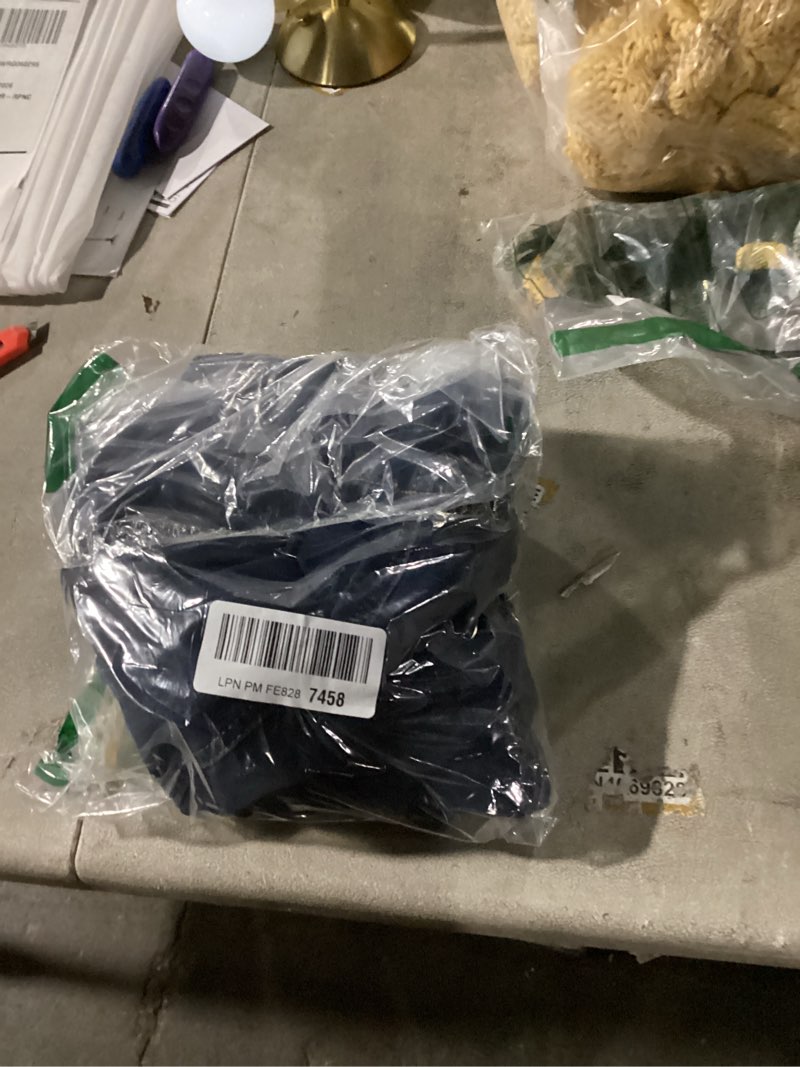 Condition photo showing Good Condition for Sidefeel Women's Wide Leg Jeans High Waisted Stretchy Jeans Straight Leg Trendy Patchwork Loose Fit Denim Pants 6 Dark Blue