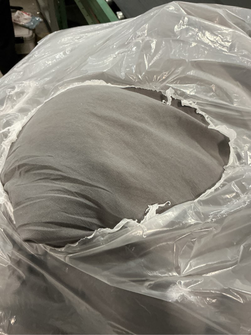 Condition photo showing As Is for King Comforter Set Grey,3PCS Soft Lightweight Breathable Bedding Comforter Sets for All Season, King Size(104''×90'' Comforter & 2 Pillowcases) 08grey King (104"x90")