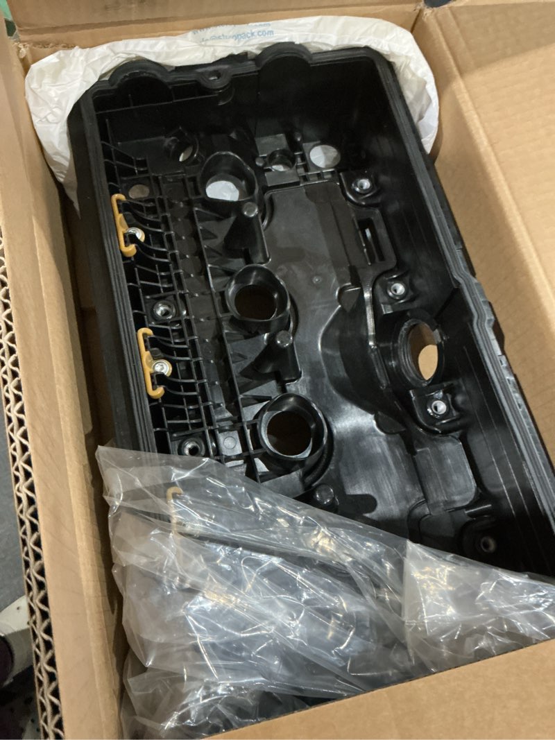 Condition photo showing As Is for engine valve cover set compatible with 2008-2013 nissan rogue 2014-2015 nissan rogue select replaces parts 13264-jg30a 13264-jg30b 13264-jg30c