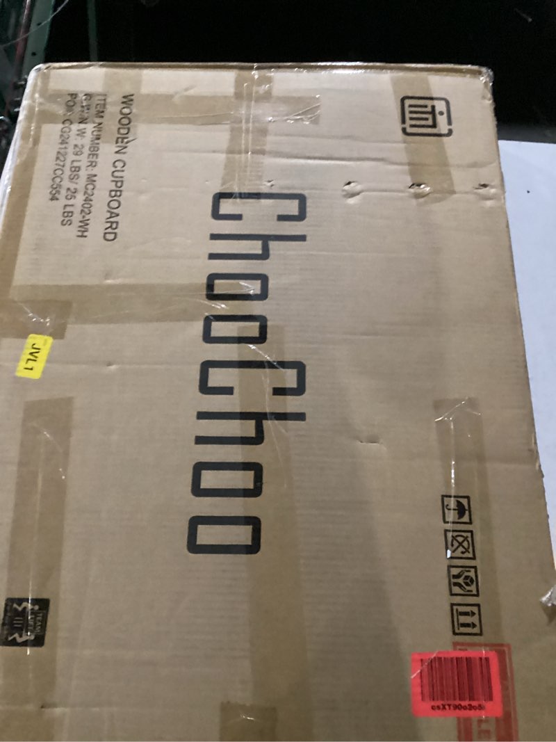 Condition photo showing Good Condition for ChooChoo Bathroom Medicine Cabinet with Mirror, Modern Mirror Cabinet with LED Lights, Bathroom Wall Cabinet with Adjustable Shleves, Towel Bar, White