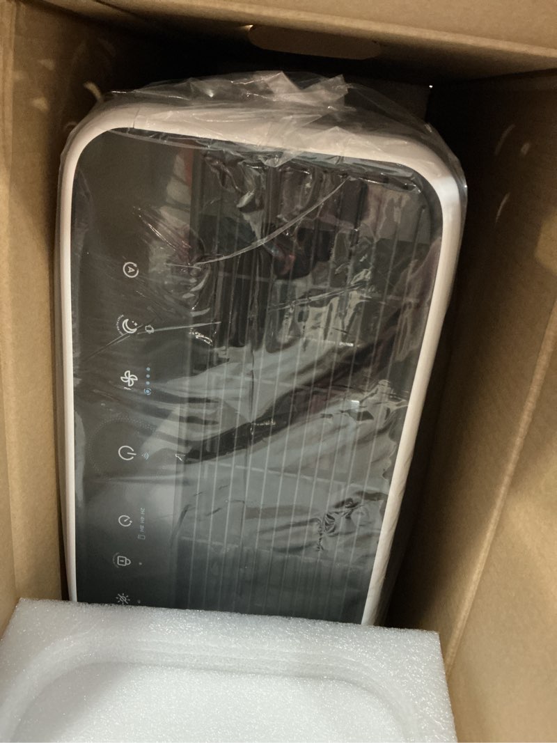 Condition photo showing New/Like New for levoit air purifiers for home large room up to 1875 ft² with washable pre-filter, aham verifide, air quality monitor, hepa sleep mode for allergies, pet hair in bedroom, vital 200s-p, white air purifier white