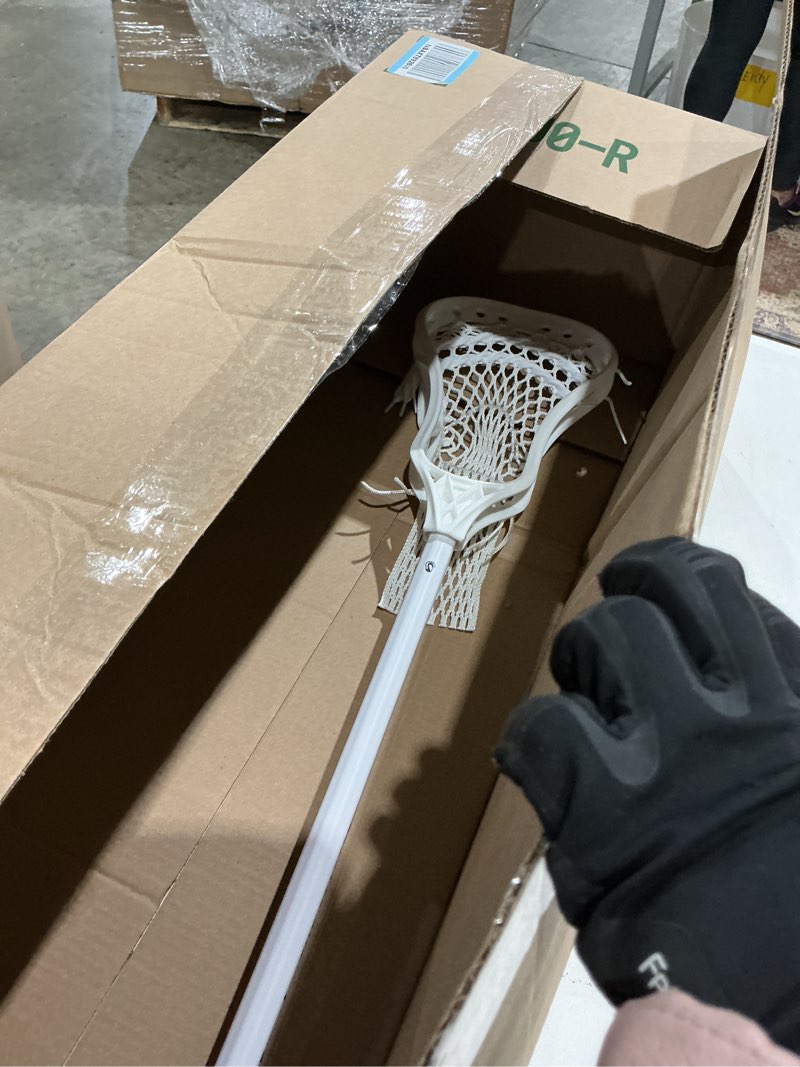 Condition photo showing Good Condition for signature starter stick - 28" or 19.5" - the best starter stick for kids - pro strung pocket, lightweight plastic shaft, play ready lacrosse stick, for entry level first time player 28”