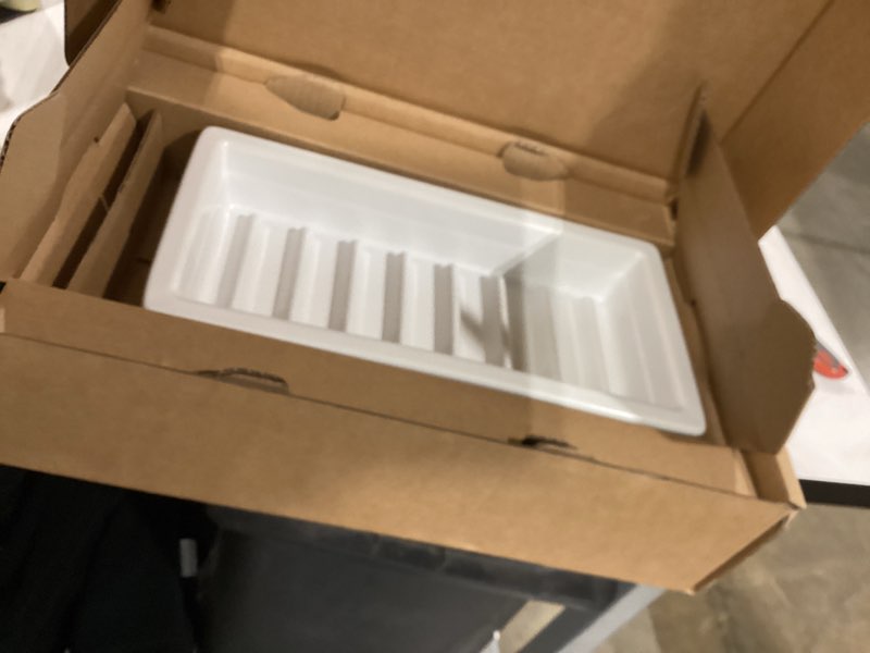 Hamama white rectangle planter