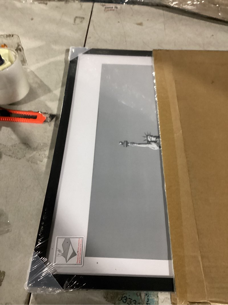 Condition photo showing item condition for ENJOYBASICS 18x24 Picture Frame, Display Poster 16x20 with Mat or 18 x 24 Without Mat, Wall Gallery Photo Frames, Black, 2 Pack Black 18x24