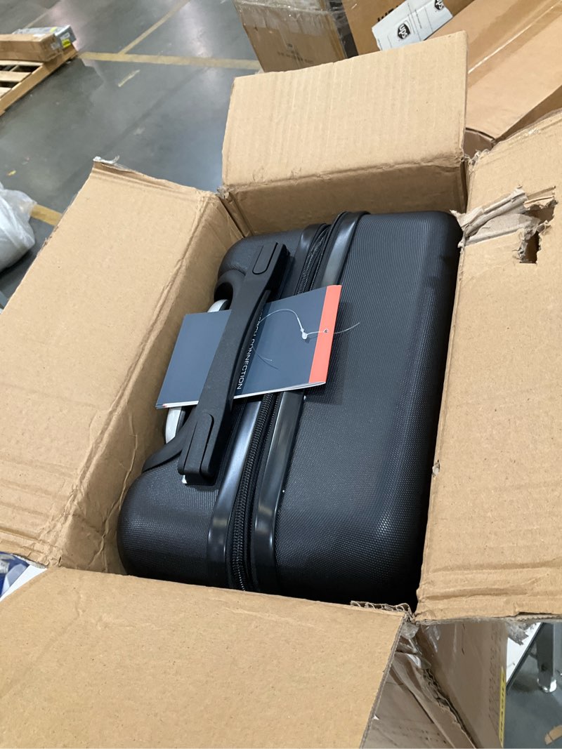 Condition photo showing Good Condition for french connection st. martin carry-on luggage with cup holder/usb ports, black