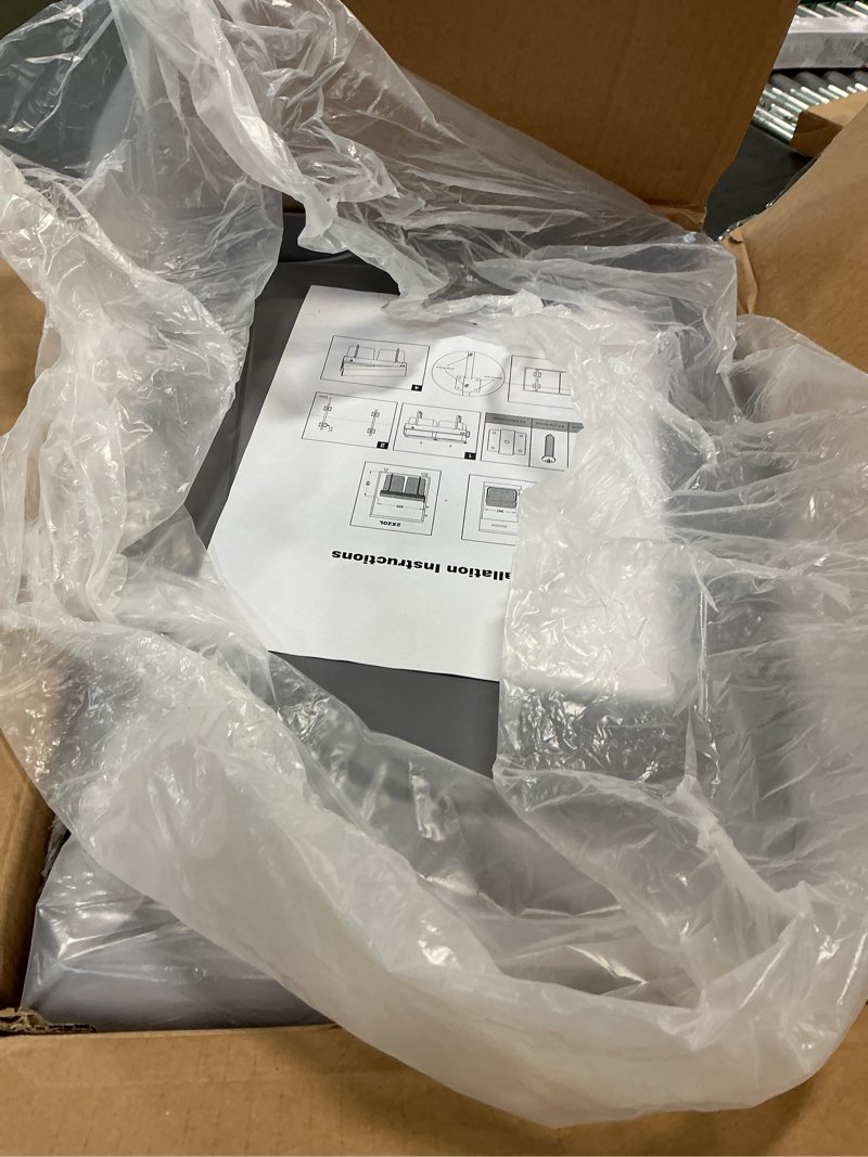 Condition photo showing As Is for Dual Pull-Out Trash Can Under Cabinet, 40L Pull Out Dual Trash Can, 42 Quart Under Cabinet Double Re