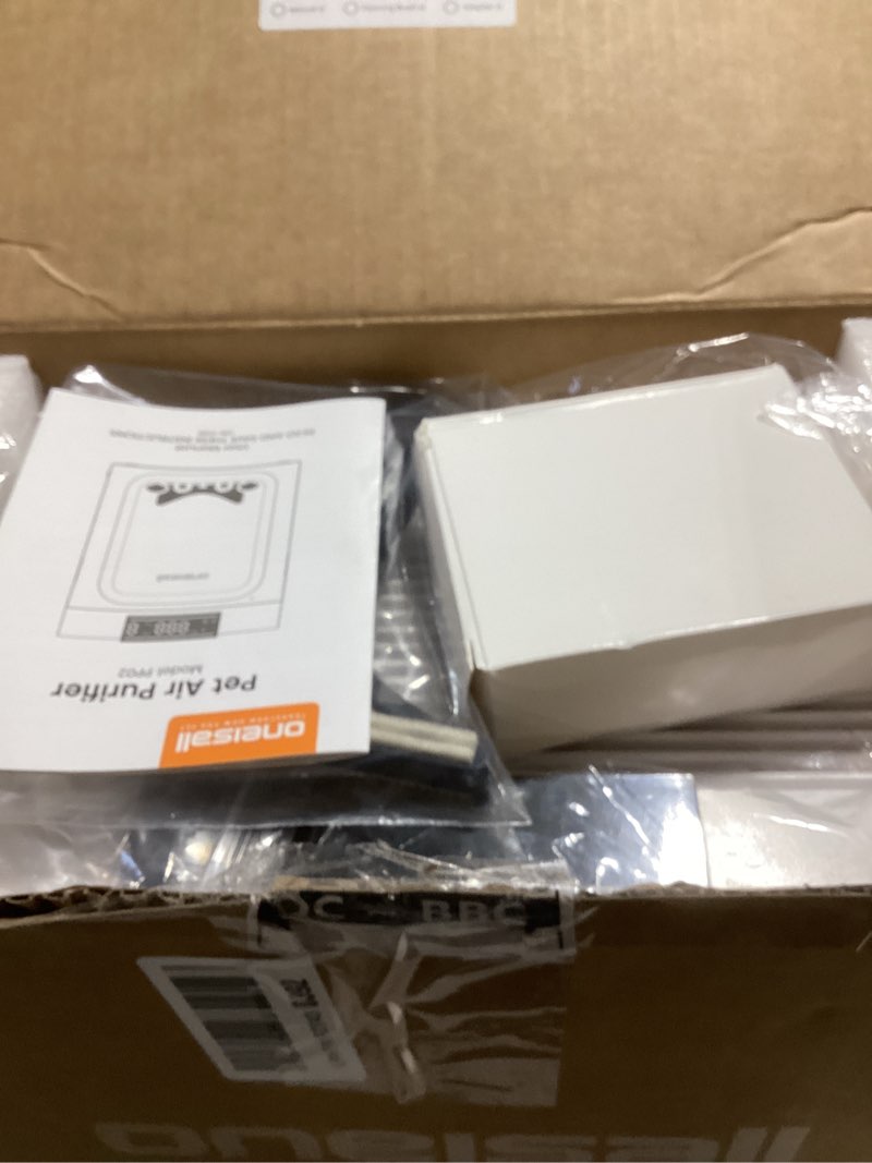 Condition photo showing Good Condition for oneisall air purifiers for home pets with double-sided washable hepa filters, large rooms up to 2200ft², air purifier for dander, odors, allergens, pet fluff hairs,pollutants, smoke, and dust, pp02