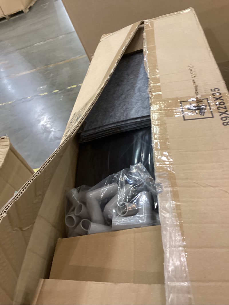 Condition photo showing New/Like New for 2 Person Sauna, Extra Large Sauna Box, Portable Steam Sauna Tent with 2 Steamers, 2 Folding Chair, 71”x 49”x 36”, Black