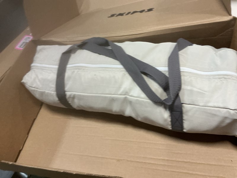 Condition photo showing Good Condition for Bed Tents Canopy Bed–Privacy Dream Tent for Cozy Indoor Sleeping, Light-Reducing,and Breathable, with 4 Doors Floor Tent Bed–Available in Twin, Full, and Queen Sizes Gray QUEEN