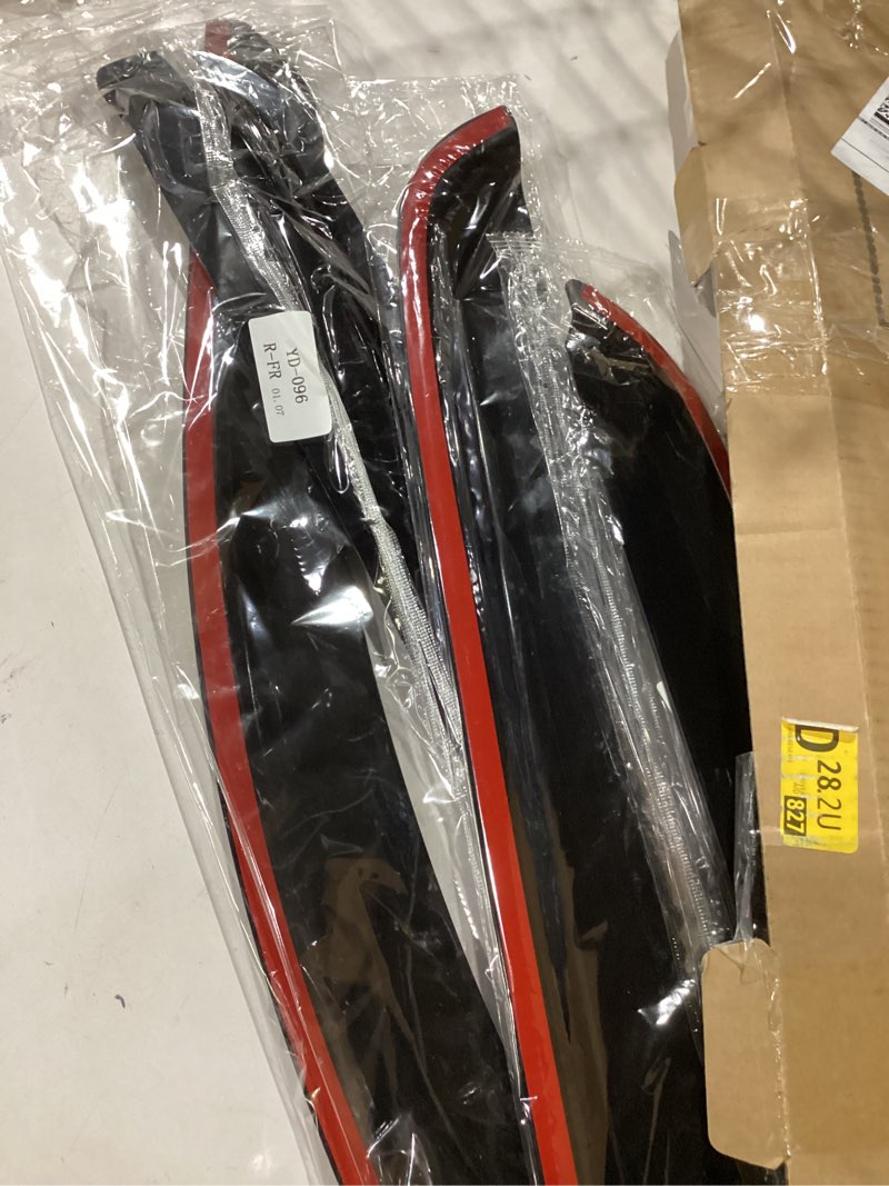 Condition photo showing Good Condition for window visors rain guards for 2005-2015 toyota tacoma double cab, out-channel window vent wind deflectors visors shades for 05-15 tacoma 2005-2015 tacoma double cab