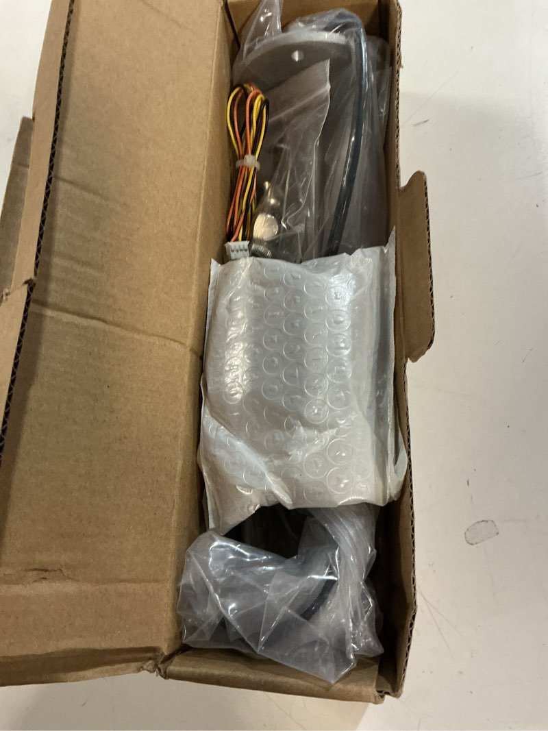 Condition photo showing Good Condition for fuel sending unit and gauge kit boat fuel sender fuel water level sensor 240-33ohms 9" (225mm) fuel tank sender stainless steel gas sensor for boat car truck vehicle 9"sender 240-33ohm sender+fuel gauge