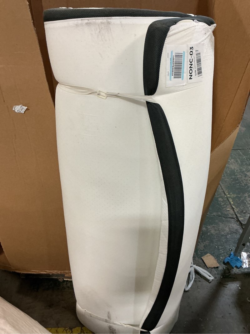 Condition photo showing As Is for Extra Firm Mattress Topper Queen: 3 Inch High Density Mattress Pad, Extra Support for Pain Relief Bed Topper, Breathable Washable Cover with Anti-Slip Straps, CertiPUR-US Oeko-Tex Certified 80x60