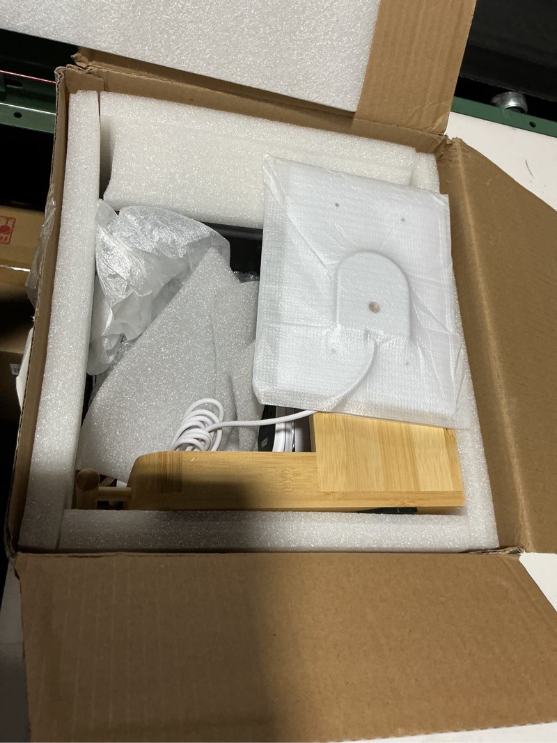 Condition photo showing Good Condition for bird feeder with camera, smart bamboo bird feeder, 2.5k uhd ai identification, real-time videos & pictures, wireless solar powered outdoor, ideal for garden birding, premium present brown