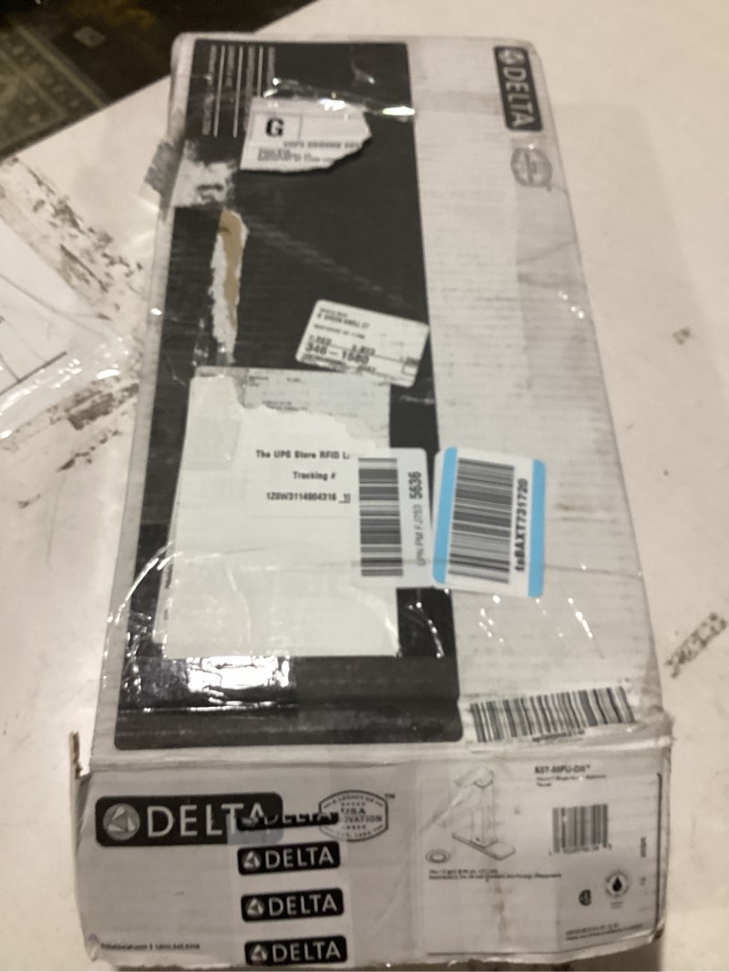 Condition photo showing Good Condition for delta velum chrome bathroom faucet 1 hole, single hole bathroom sink faucet for vanity, metal push-pop drain assembly, chrome 537-mpu-dst