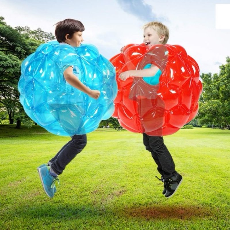 SUNSHINEMALL 2 Pack Inflatable Bumper Balls for Kids & Adults Giant Sumo Balls Bounce Body Bumpers B
