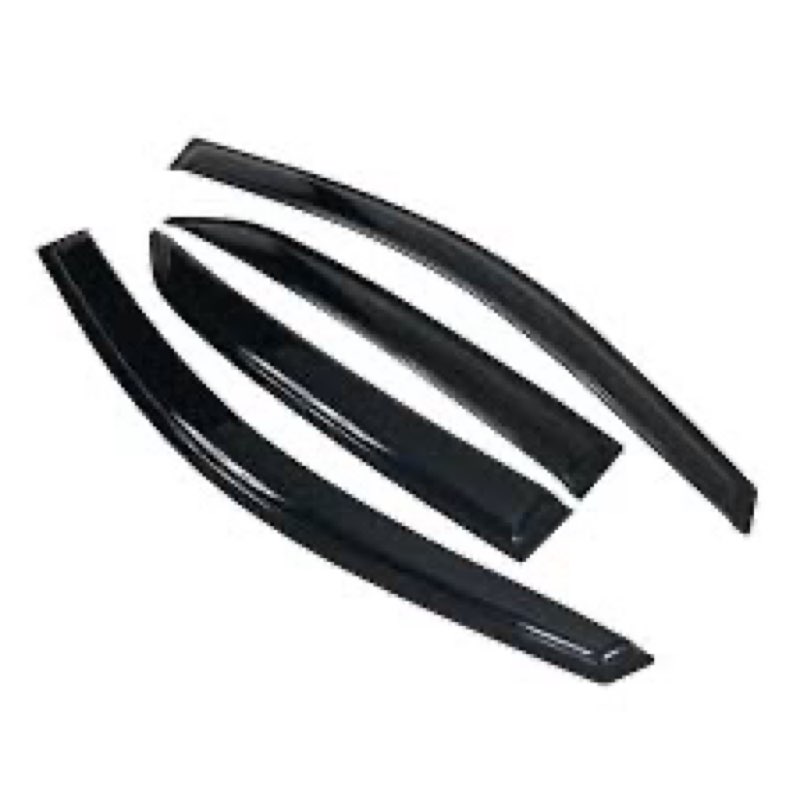 Window Visors Compatible with 2009-2013 Toyota Corolla, Dark Smoke Car Rain Sun Window Shade Guard Air Deflector by IKON MOTORSPORTS, 2010 2011 2012