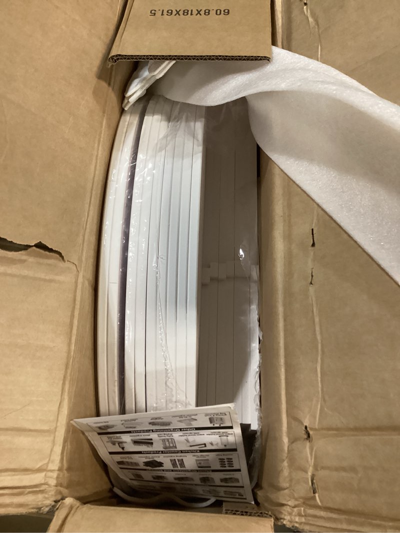 Condition photo showing Good Condition for SpaceAid 7 Tier Rotating Shoe Rack Tower, Spinning Shoe Display Lazy Susan, Revolving 360 Shoe Rack Storage Round Carousel, Vertical Handbag Rotate Shoes Closet Organization (7-Tier White) 7 Tier (23.2"W x 63"H) White