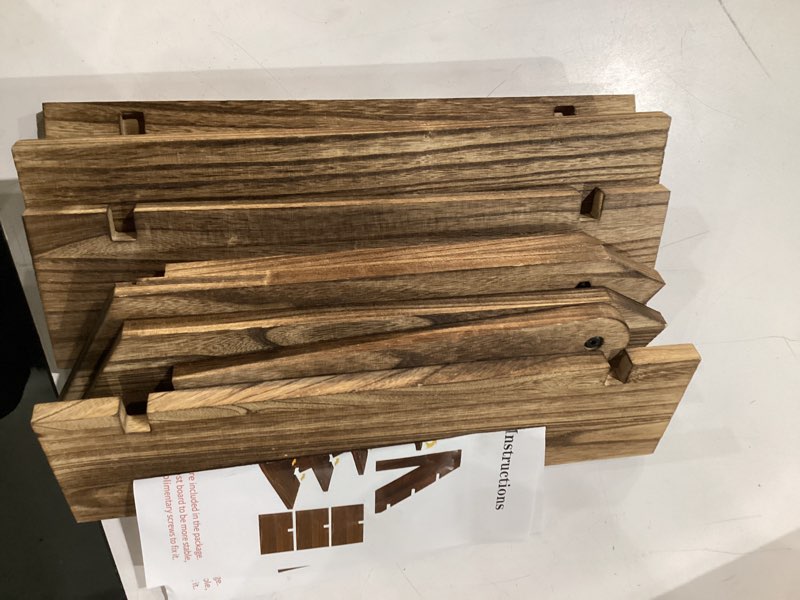 Condition photo showing Good Condition for wooden cupcake stand - 4 tier cupcake display stand, rustic tiered display stand, tool free installation cupcake stand for baby shower decorations birthday party supplies rustic wood 1pc