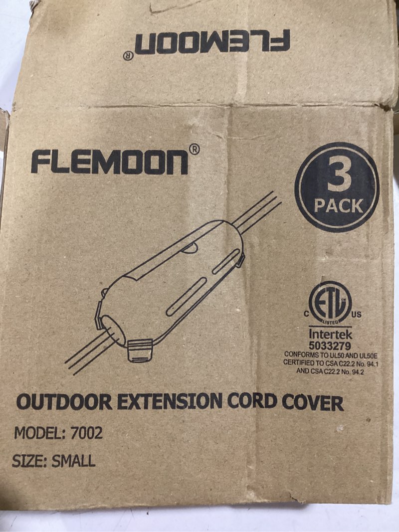Condition photo showing item condition for Flemoon [3 Pack] Outdoor Extension Cord Safety Cover with Waterproof Seal, Weatherproof Electrical C