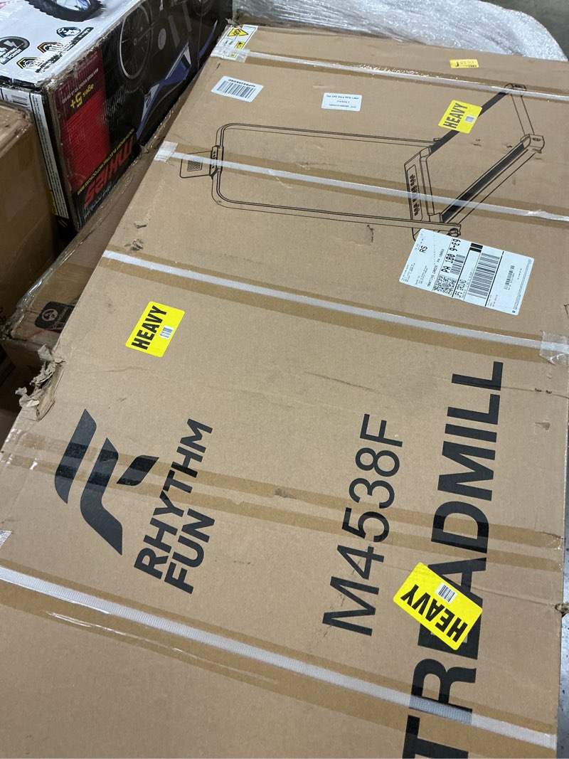 Condition photo showing Good Condition for RHYTHM FUN Treadmill with Incline, Walking Pad with Handle Bar,300lbs Walking Pad with APP, Portable Folding Walking Treadmills for Home/Office with Low Noise