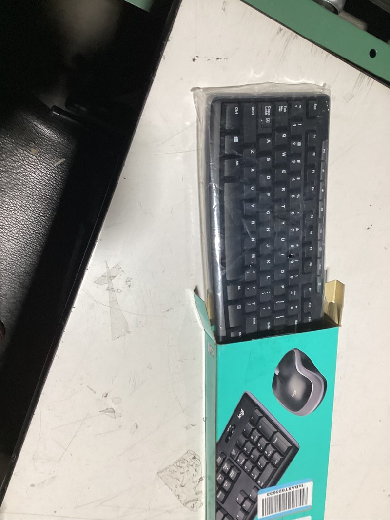 Condition photo showing Good Condition for Logitech MK270 Wireless Keyboard and Mouse Combo for Windows, 2.4 GHz, 8 Multimedia Keys, PC, Laptop, Wireless Keyboard Compact Mouse Combo - Black Black 1 Pack Combo