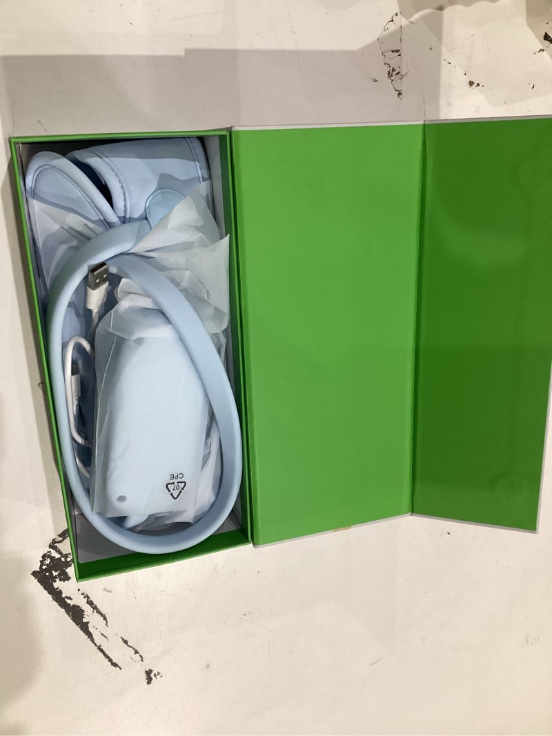 Condition photo showing Good Condition for Head Massager,Scalp Massager,Relief Headaches,Fatigue,Stress,Sleep aid,Hangover with Airbag Kneading,Constant Temperature Hot Compress for Head 100% Natural Sleep (Sky Blue)