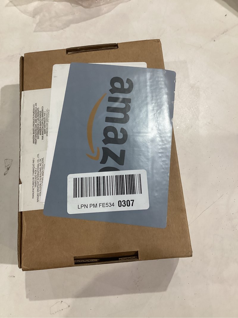 Condition photo showing Good Condition for Amazon Basics Bedroom/Bathroom Door Knob With Lock, Coastal, 1-3/8” to 1-3/4”, Satin Nickel