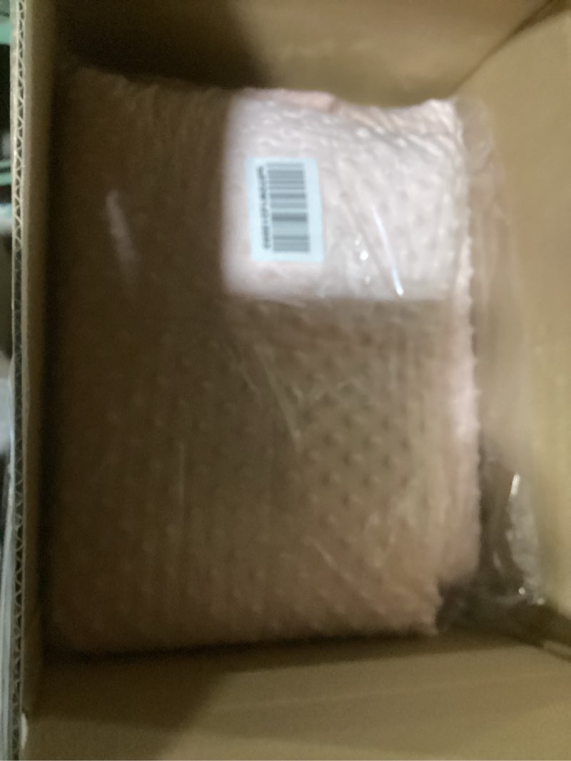 Condition photo showing Good Condition for alomidds weighted blanket, luxury velvet heavy blankets for adults and kids,warm and breathable soft and comfort minky, gravity blanket with premium glass beads (48"x72",12lbs twin size - pink) a(pink) 48"x72" 12lbs