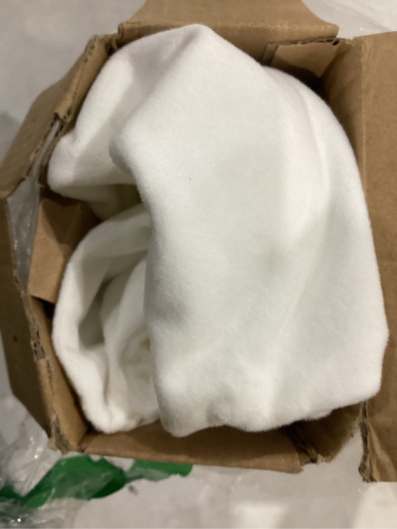 Condition photo showing New/Like New for miulee velvet throw pillow covers 20x20 inch, pack of 2 - pure white, soft solid decorative pillow covers cushion cases modern luxury home decor for spring couch sofa bedroom livingroom 20" x 20" (pack of 2) pure white