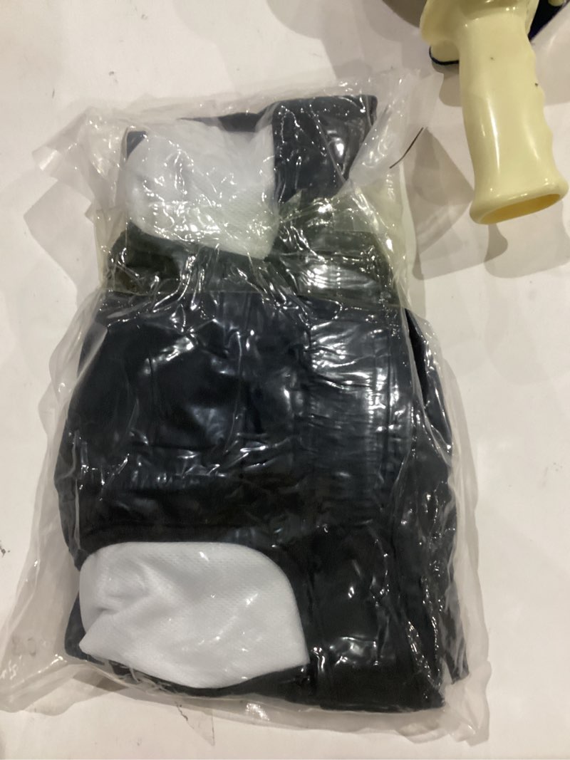 Condition photo showing As Is for wegreeco Washable Female Dog Diapers Highly Absorbent Reusable Diapers for Dog in Heat Dog Period Diapers, 3 Pack (Black,XX-Large XX-Large (27.5"-33" Waist) Black