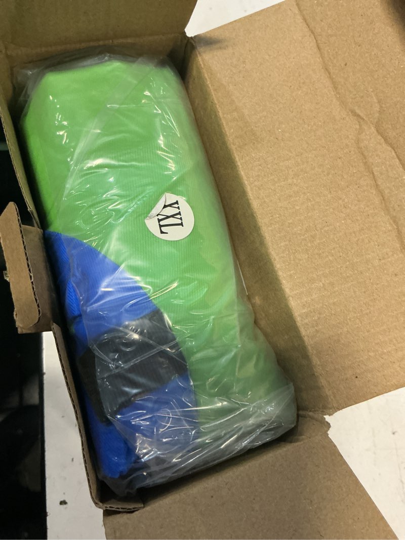 Condition photo showing New/Like New for zise xxl supet raised inflatable dog cone collar to stop licking, soft dog cone alternative for small medium large dogs, doggie donut collar after surgery green xxl(neck 18.5\"-23.5\")