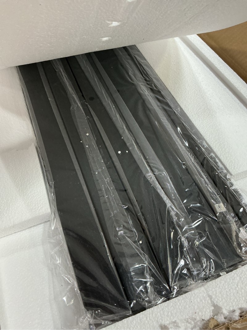 Condition photo showing New/Like New for vowner 55-75 gallon fish tank stand - metal aquarium stand, 48.4" x 14.9" x 29.5" heavy duty reptile tank stand, adjustable 2-tier fish tank rack shelf for home office, tank not included, black black 48.4" x 14.9" x 29.5"