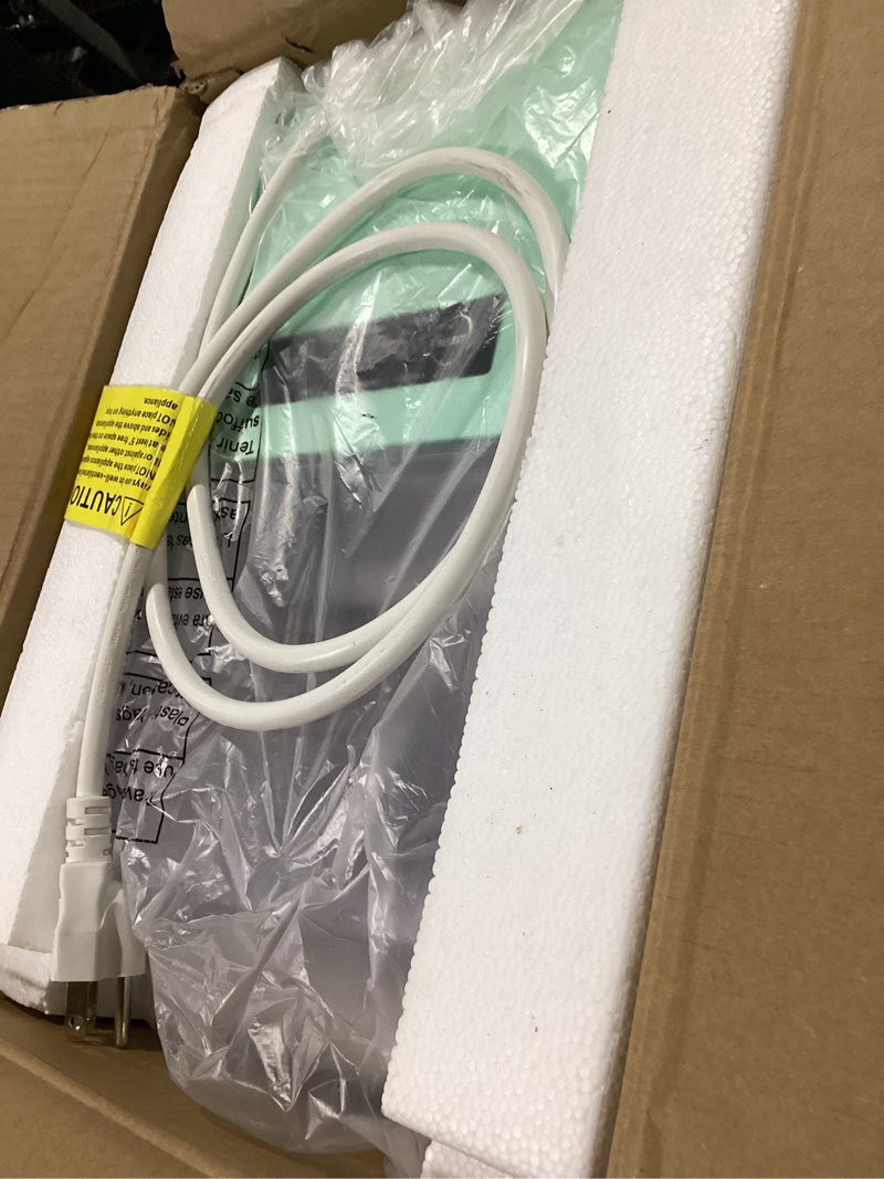 Condition photo showing Good Condition for newbulig ice makers countertop with handle, portable ice machine, 9 bullet ice cubes in 6 mins, 26lbs in 24hrs, auto-cleaning, with basket and scoop, for home, kitchen, rv, camping, green green handle 12.5"*11.6"*8.8"