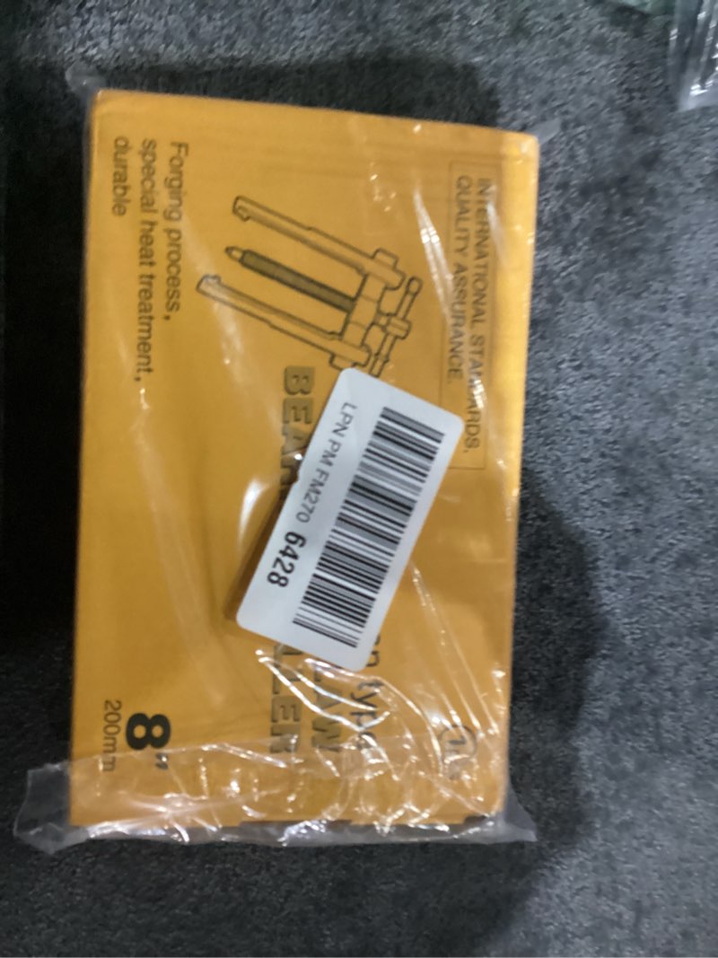 Condition photo showing New/Like New for OriGlam Two Jaws Bearing Puller/Remover, Adjustable Two Jaw Puller Tool, Bearing Puller Tool, Carbon Steel Pump Pulley Remover (8 inch)