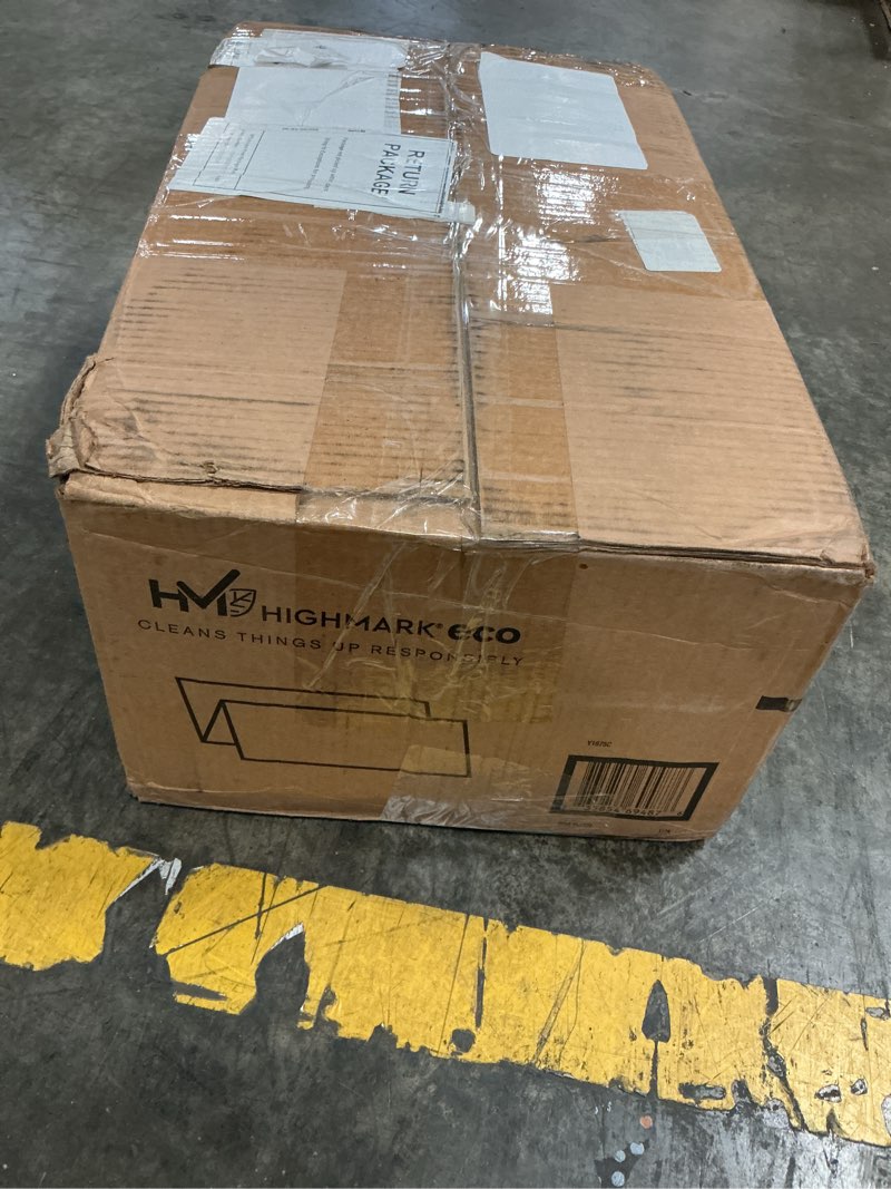 Condition photo showing New/Like New for highmark® 100% recycled multifold paper towels, 9 1/4" x 9 1/4", natural, 250 towels per sleeve, case of 16 sleeves