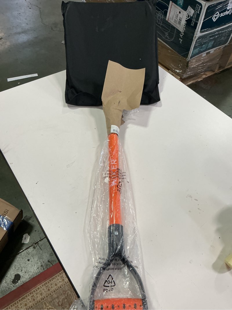 Condition photo showing Good Condition for WIKER Aluminum Snow Shovel for Driveway, 45-Inch Large Capacity Blade, 3.5lbs Lightweight with Fiberglass D-Grip Handle, Heavy Duty Metal Snow Removal Tool for Home and Garden