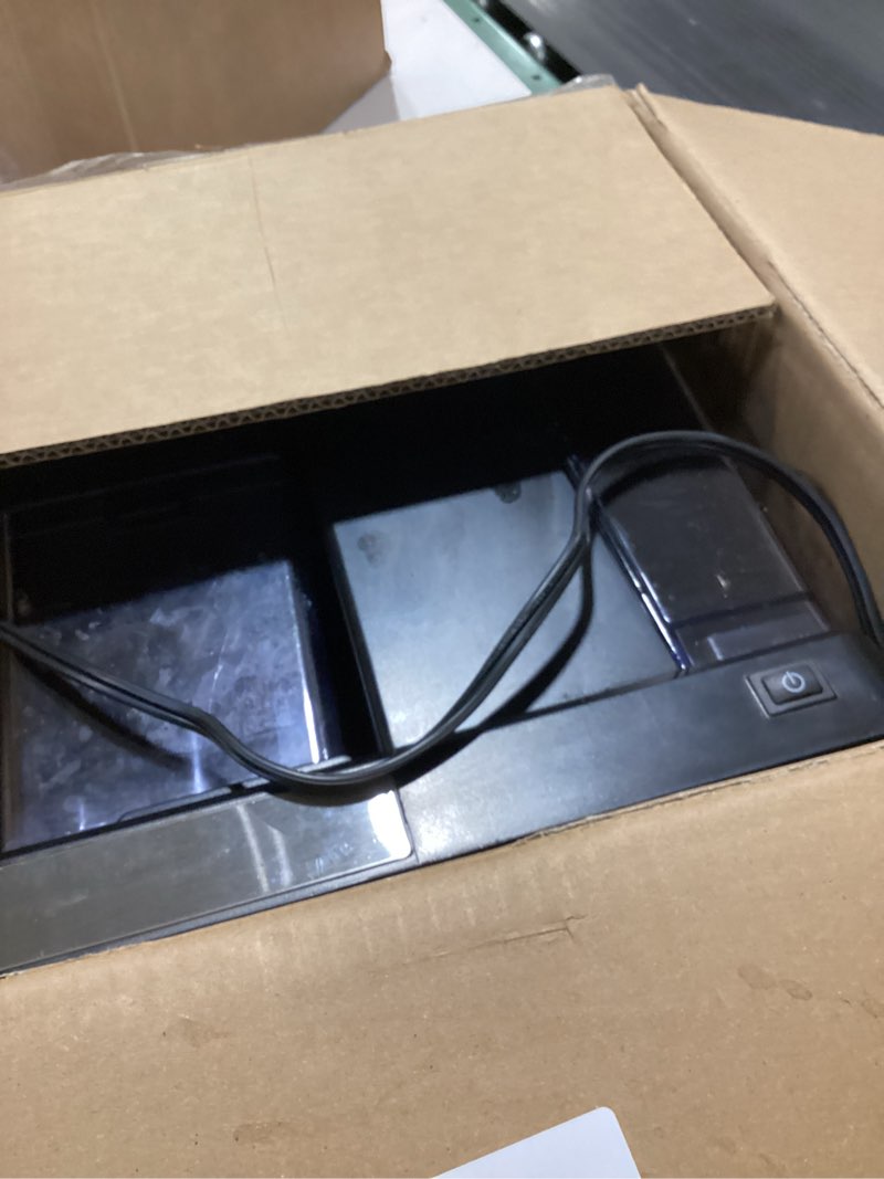 Condition photo showing As Is for Chefman CaféMaster Pro Espresso Machine, Brew Single or Double Shots, Coffee Maker with Built-In Milk Frother for Cappuccino & Latte, XL 1.8 Liter Removable Water Reservoir - Stainless Steel Automatic