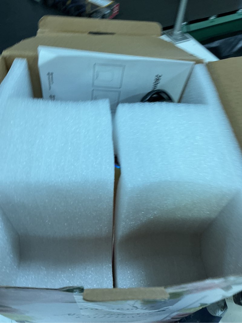 Condition photo showing Good Condition for porseme 280ml essential oil diffuser, 3d glass aromatherapy diffusor, ultrasonic cool mist bpa free aroma humidifier with timer and color changing function, waterless shut-off for home office room g2-280ml rose gold aladdin vase 280ml